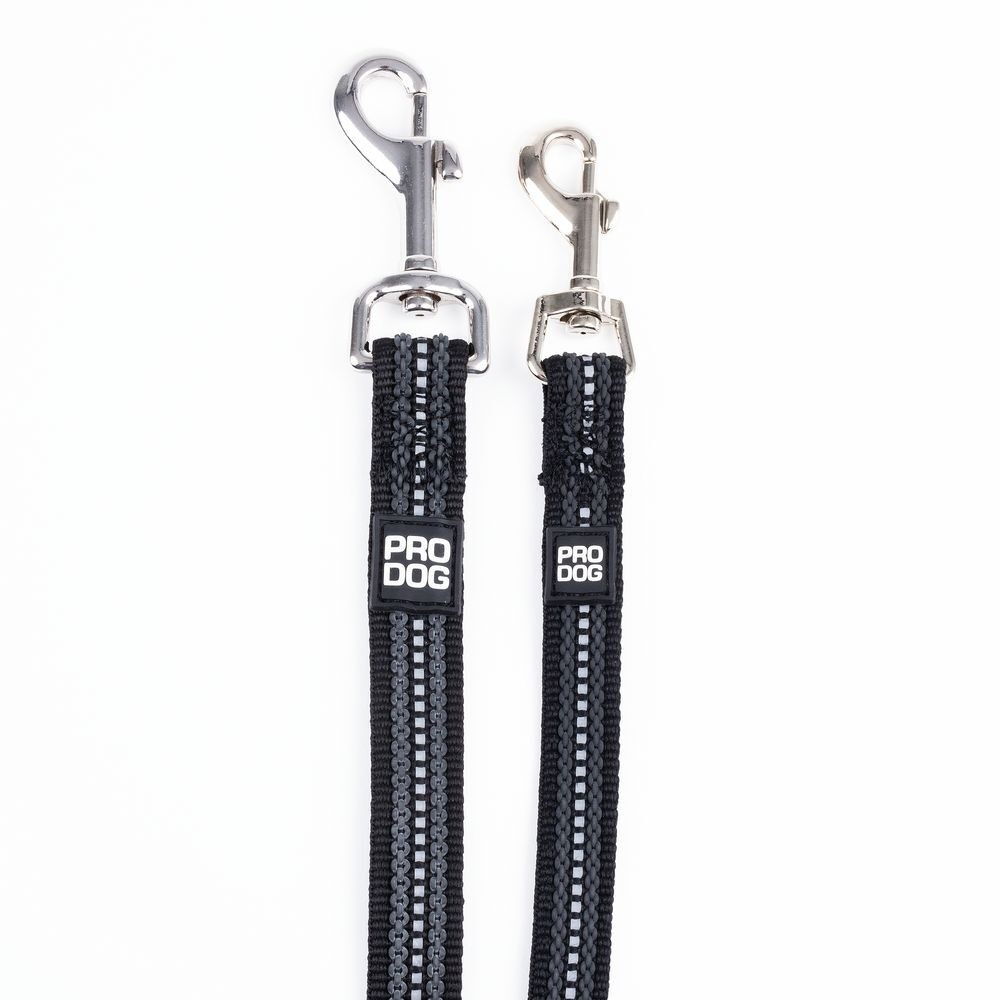 Pro Dog Grip leash reflective black