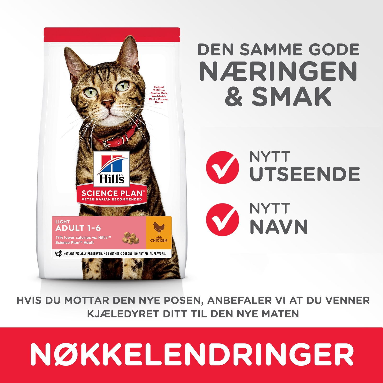 Hills Science Plan Feline Adult Light