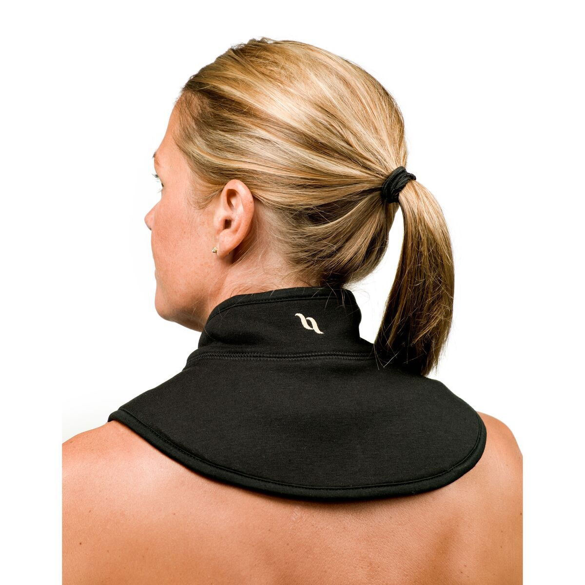 Back on Track Neck brace with fastening, Black 