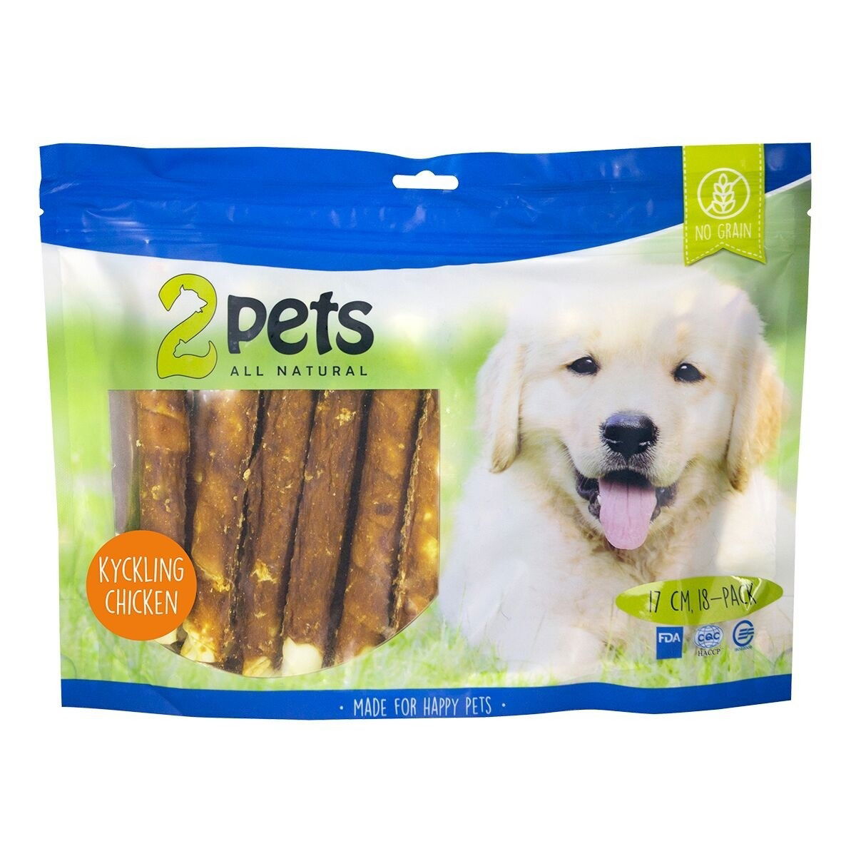 2Pets Tyggerulle med kyllingfilet