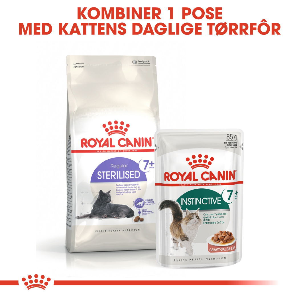 Royal Canin Instinctive 7+ Gravy Ageing våtfôr til katt