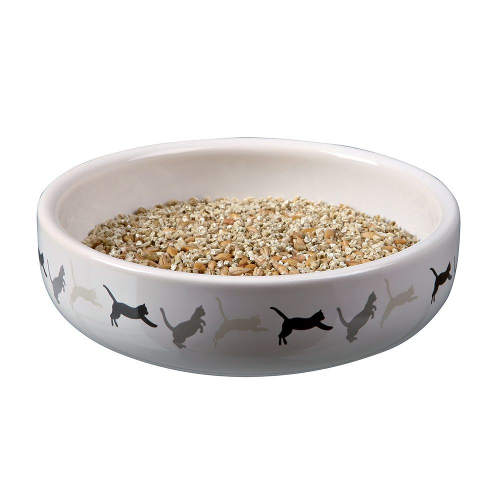 Trixie Keramisk skål med kattegressfrø 