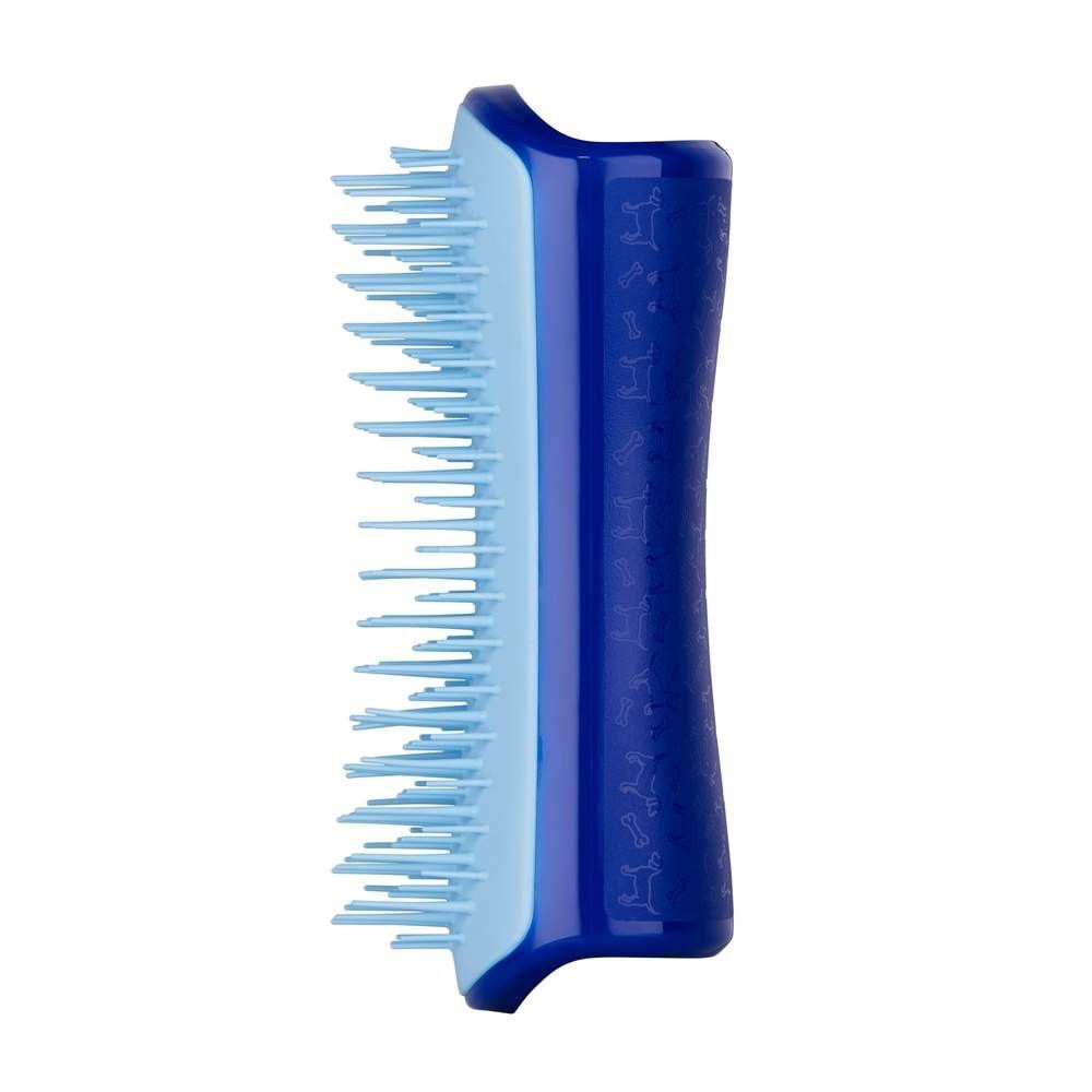 Pet Teezer De-Shedding Brush for undercoat sky blue small