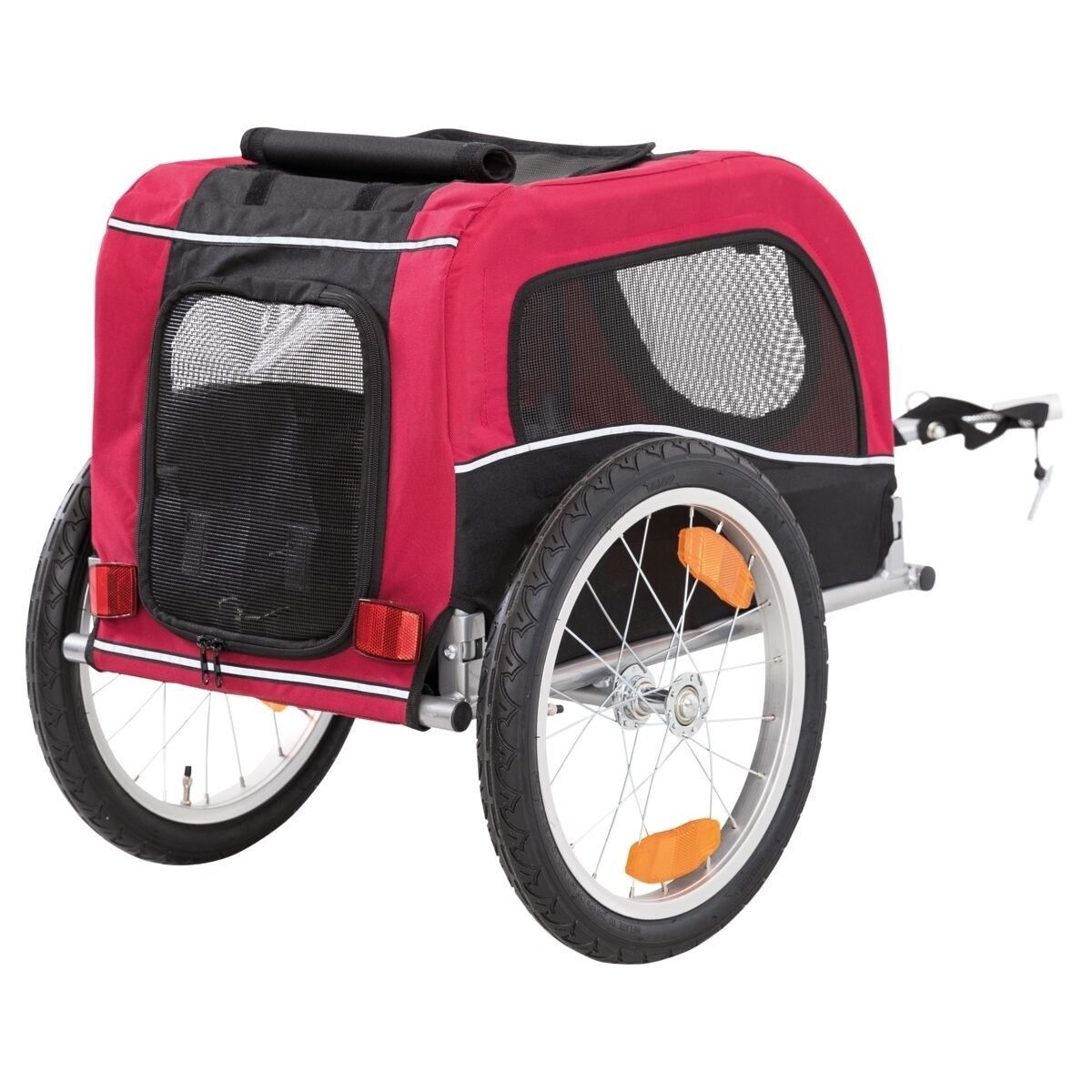 Trixie Sykkelvogn svart/rød