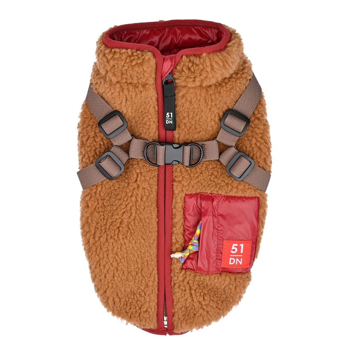 51 Degrees North Jules Harness Coat, brown