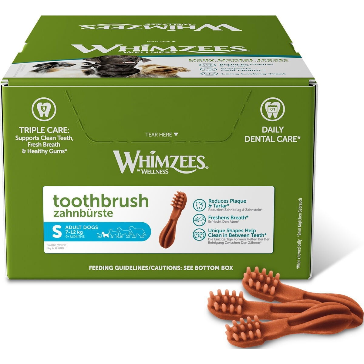 Whimzees tyggetannbørste