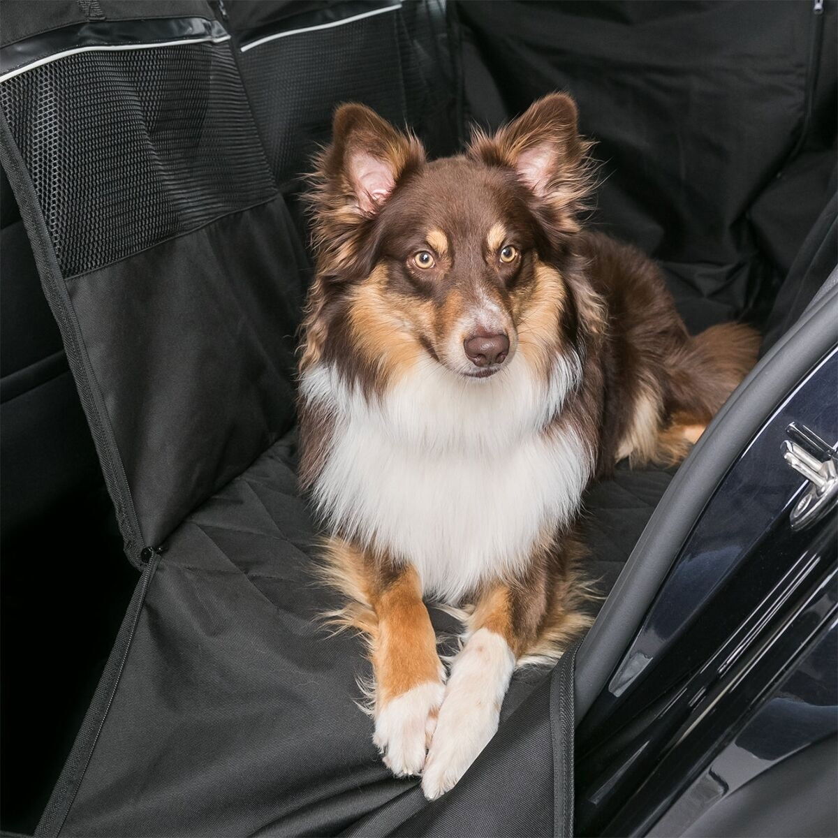 Trixie black car seat cover, 155x130cm