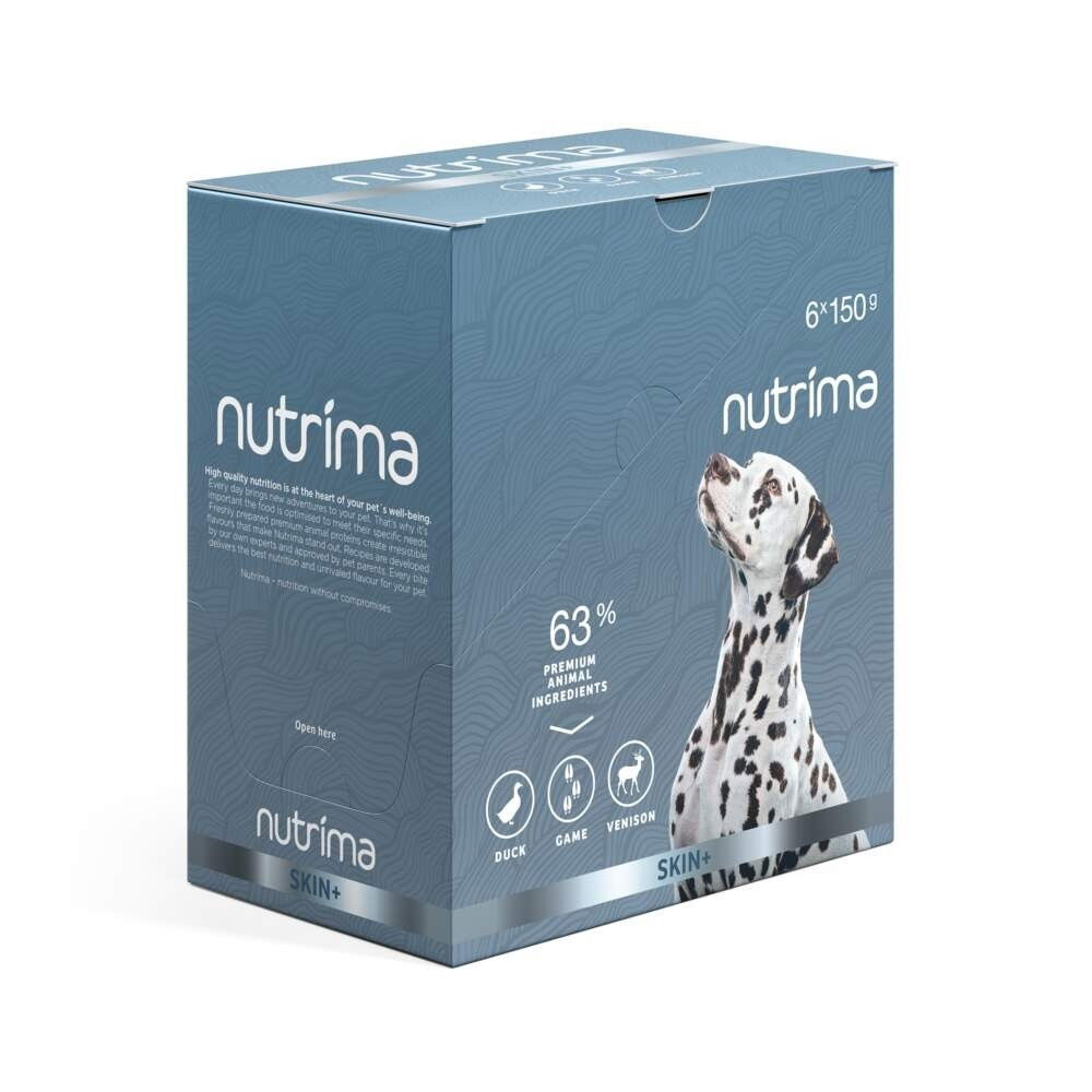 Nutrima Health Skin+ Anka, Vilt & Hjort 150 g