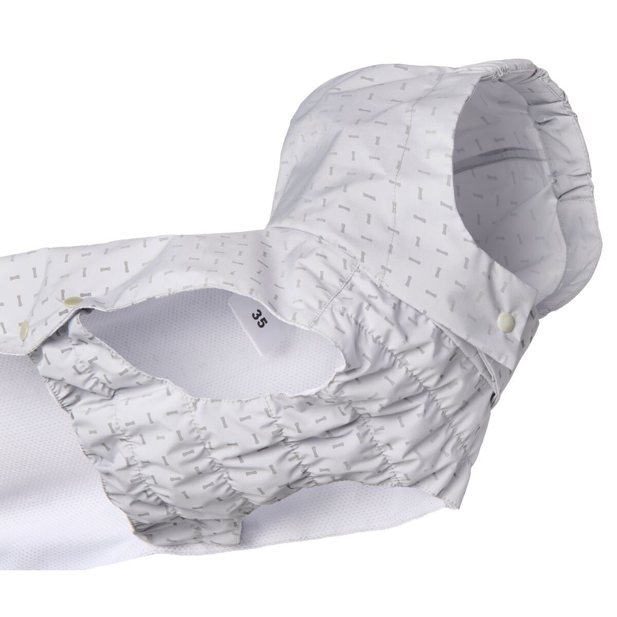 Little&Bigger Mistral Rainhoodie reflective print