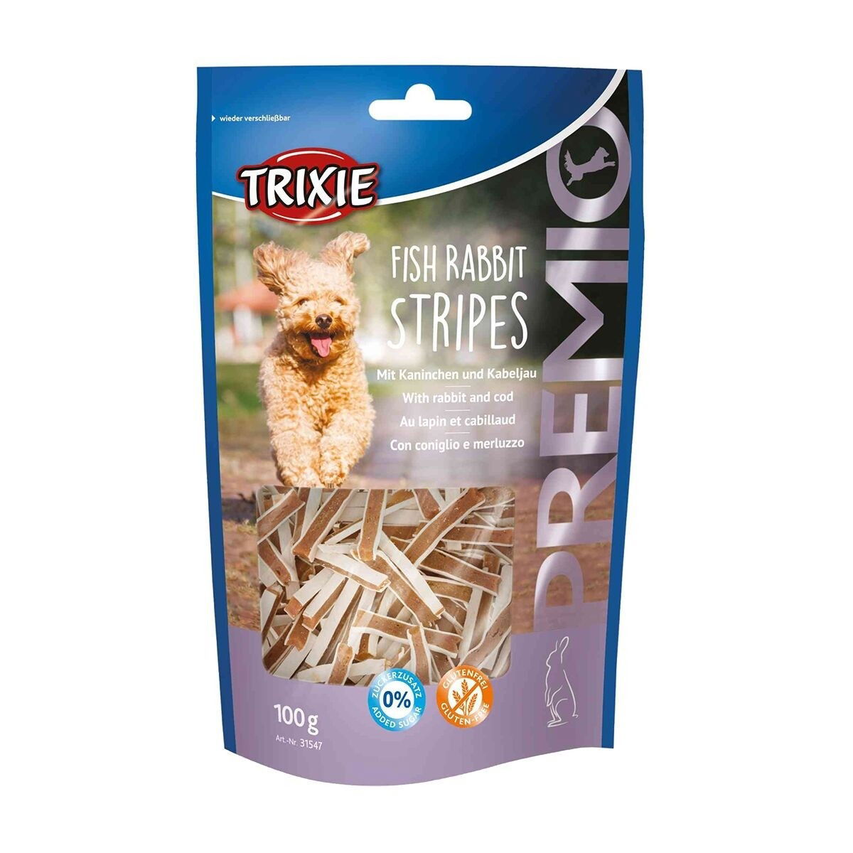 TR PREMIO Fish Rabbit Stripes 100 g