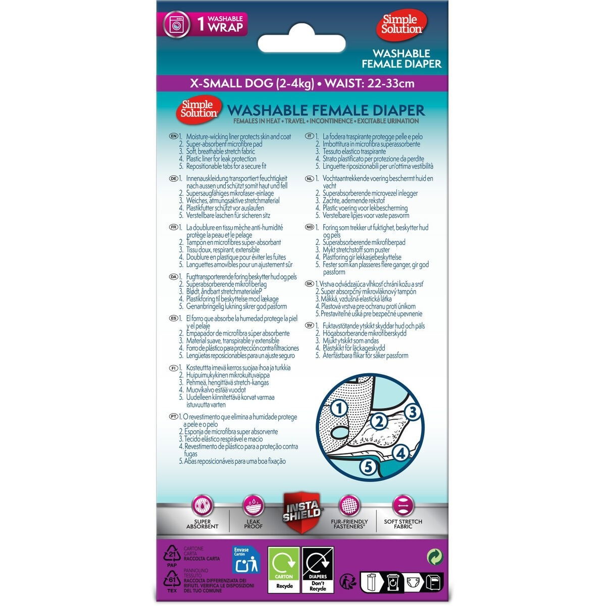 Simple Solution Diaper Garment liila