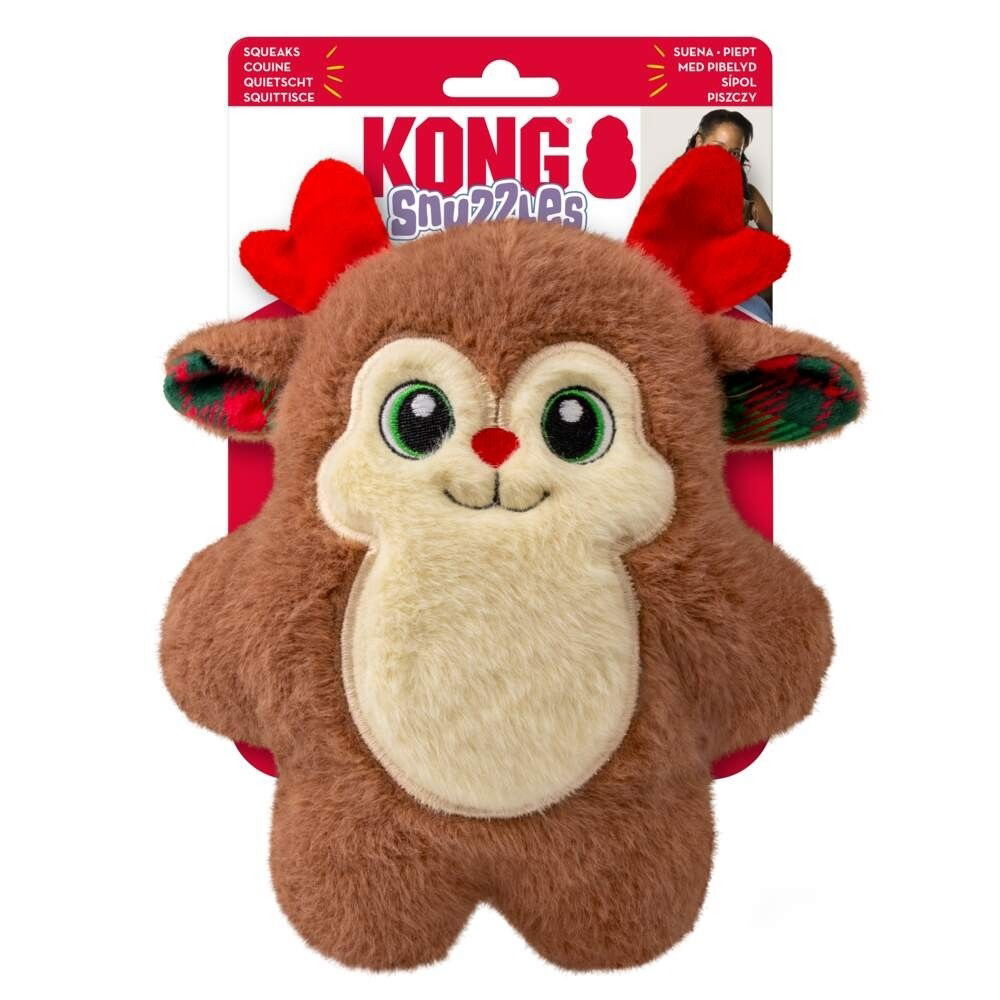 Kong Holiday25 Snuzzles Reindeer M