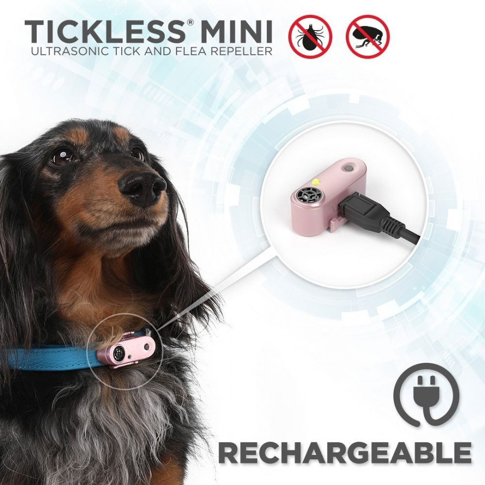 Tickless MINI DOG Electronic Tick Repellent black