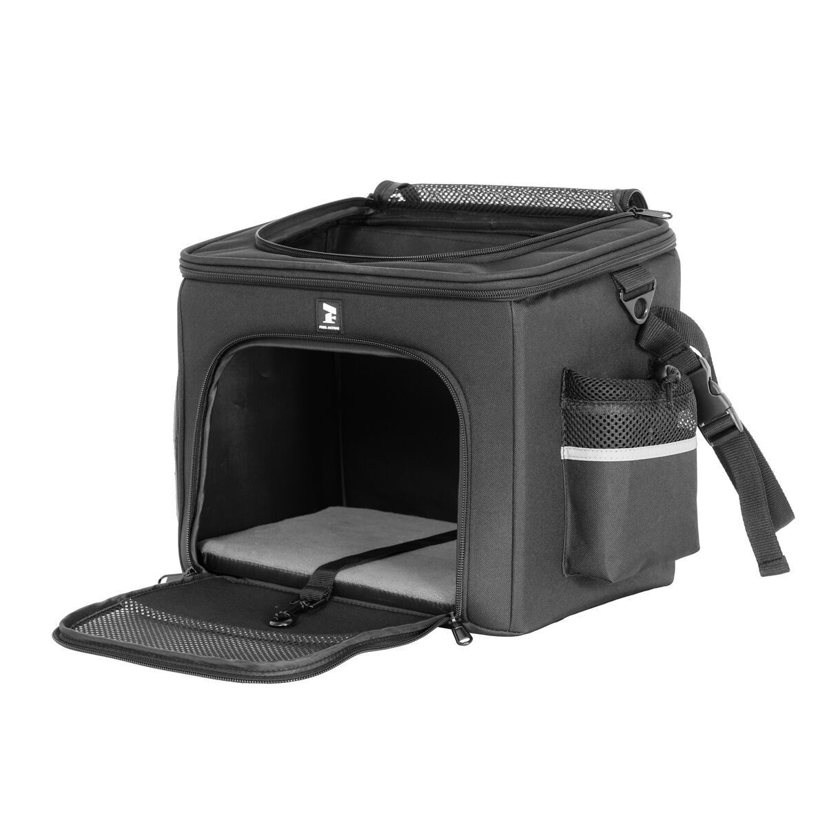 Feel Active Bicycle basket with metal rack black