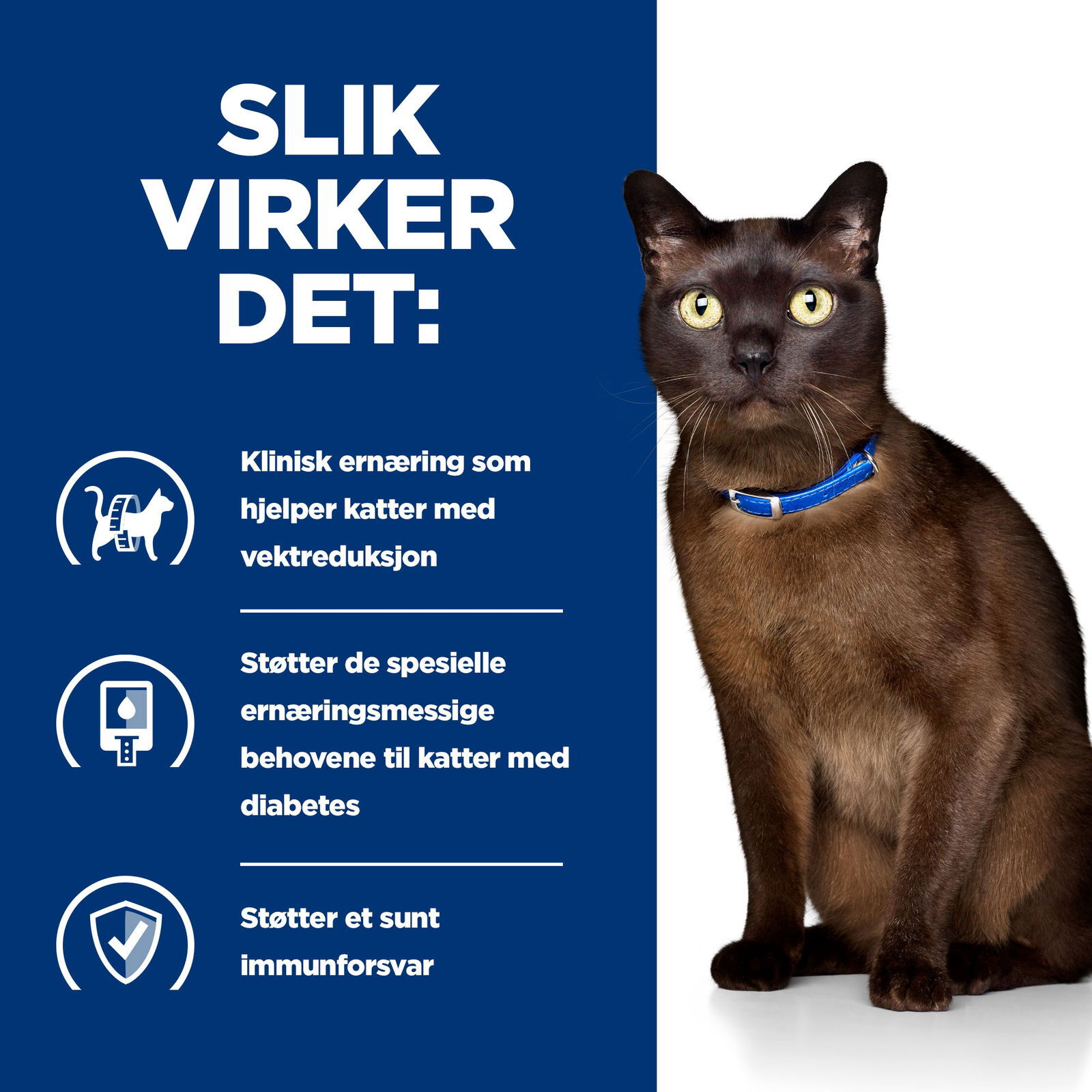 Hills Diet Cat m/d 1,5kg