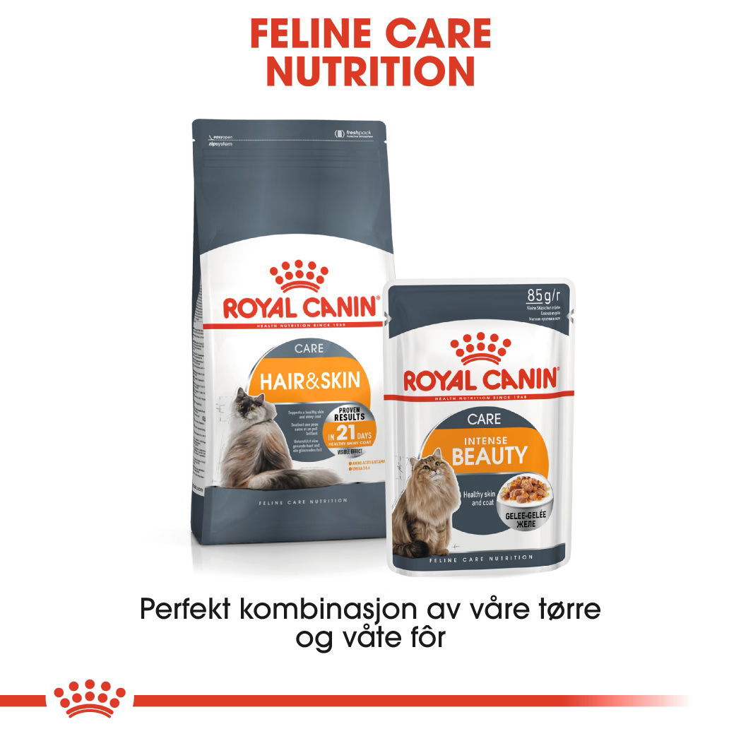 Royal Canin Hair & Skin Care Jelly Adult våtfôr til katt