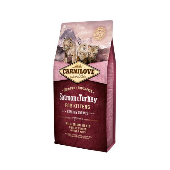 Carnilove Cat Kitten Laks & Kalkun  