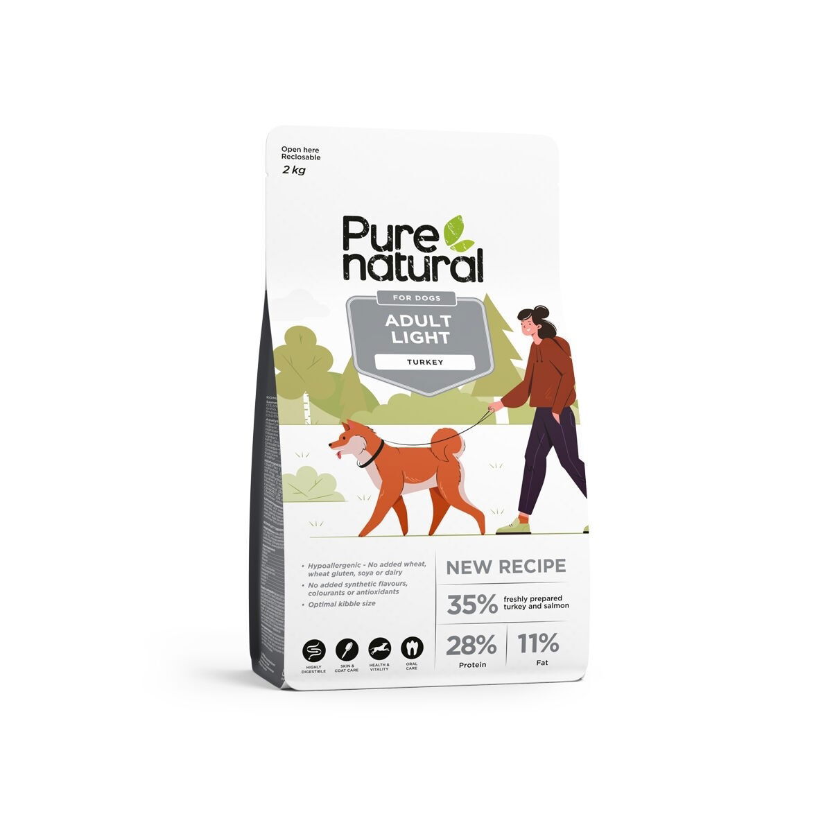 Purenatural Dog Adult Light Turkey