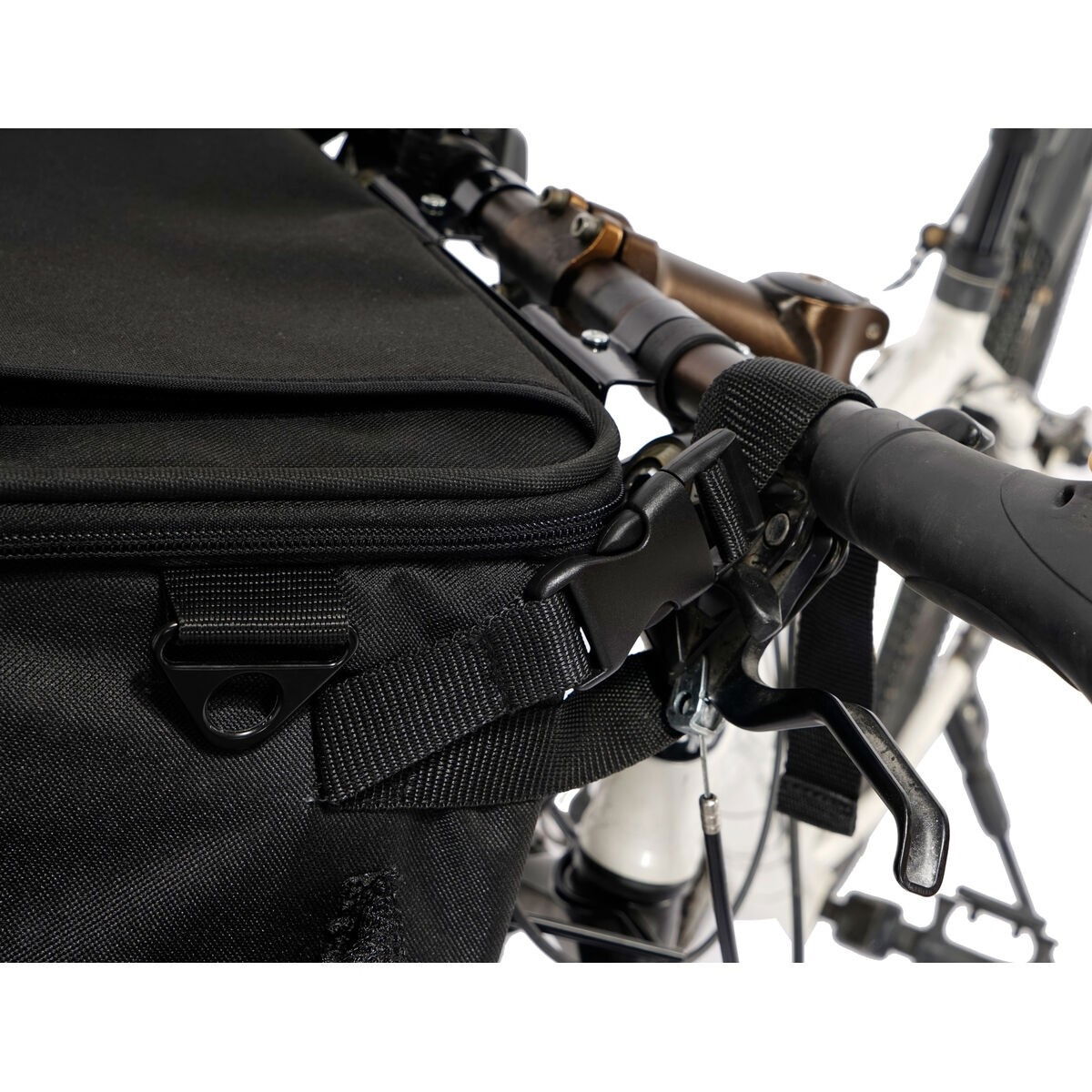 Feel Active Bicycle basket with metal rack black