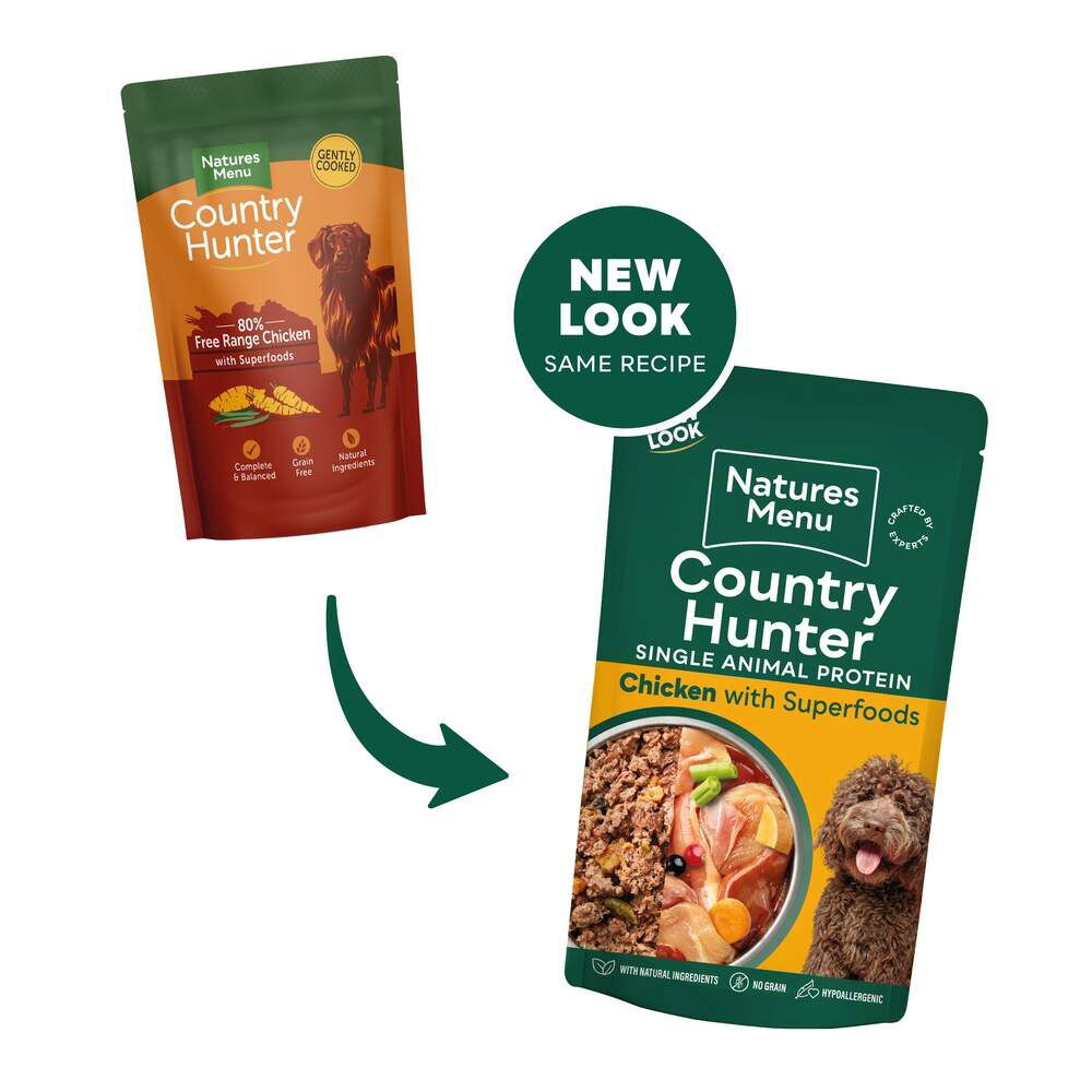 Natures:menu Country Hunter Hund Kylling 150 gr
