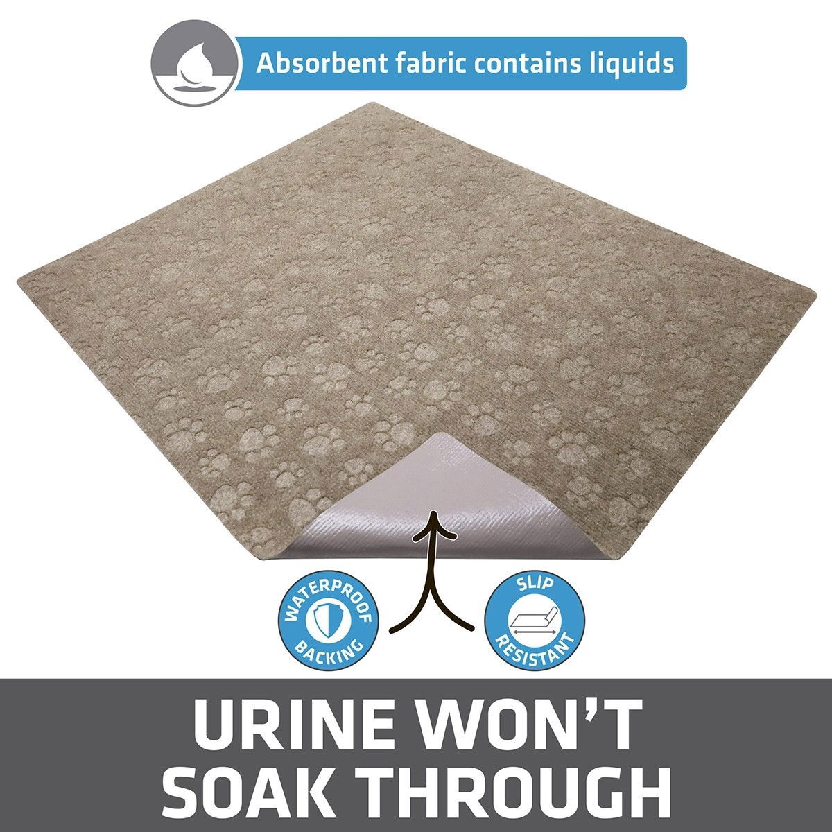 Drymate Litter trapping mat taupe