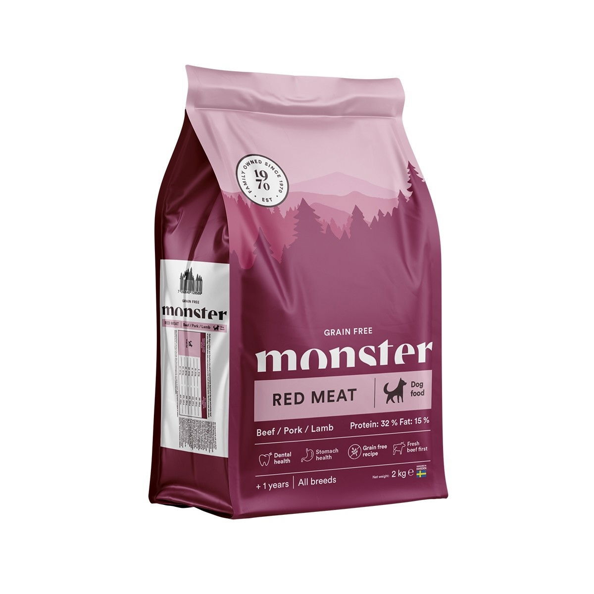 Monster Dog Grain Free Adult Red Meat