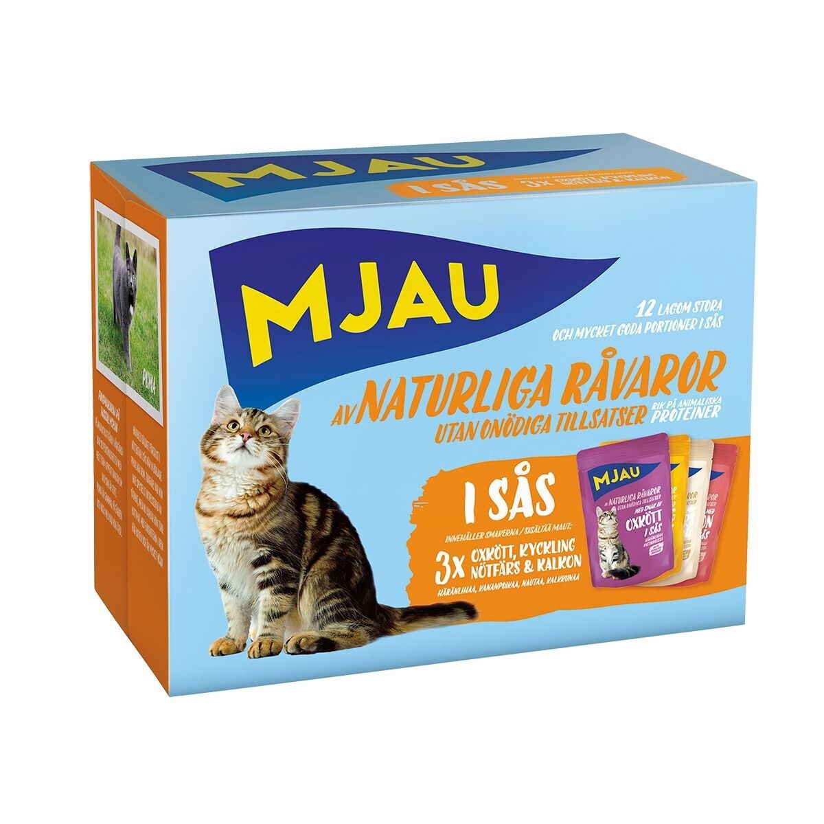 Mjau Multipack Kjøttsmaker i saus