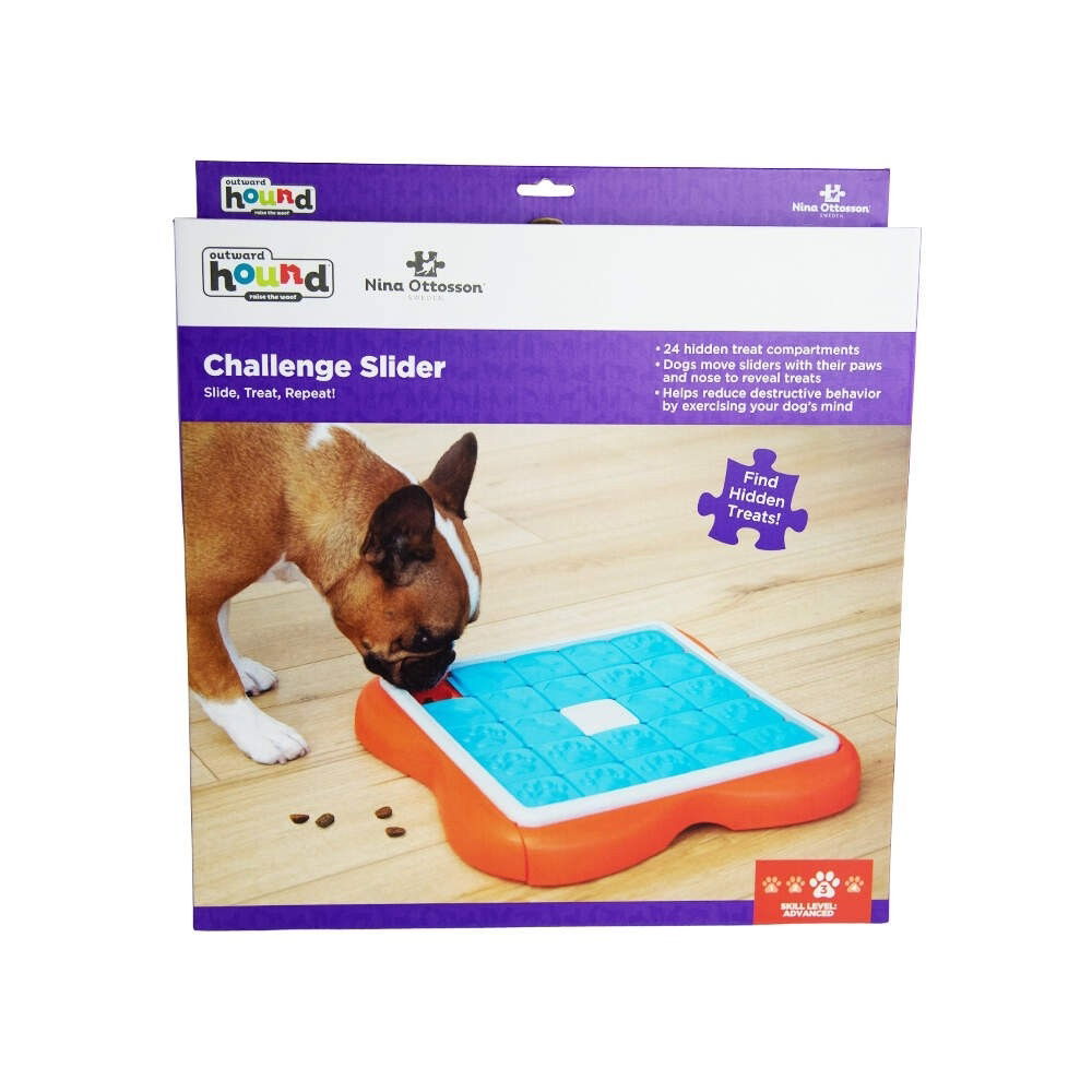 Nina Ottosson Dog Challenge Slider Orange-Turquoise