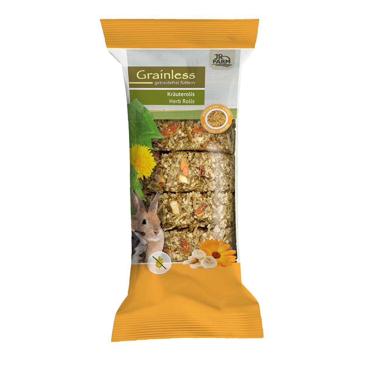 Jr Farm Grainless herb rolls Marigold-Banana