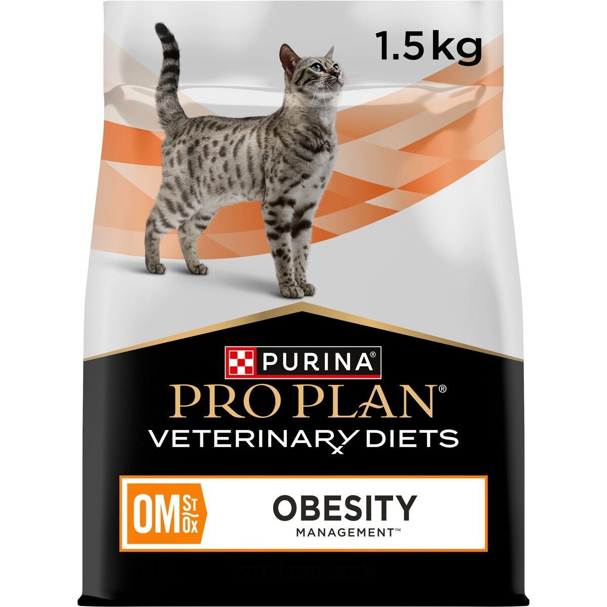Purina Pro Plan Veterinary Diets Feline Adult OM ST/OX Obesity Management 1,5kg