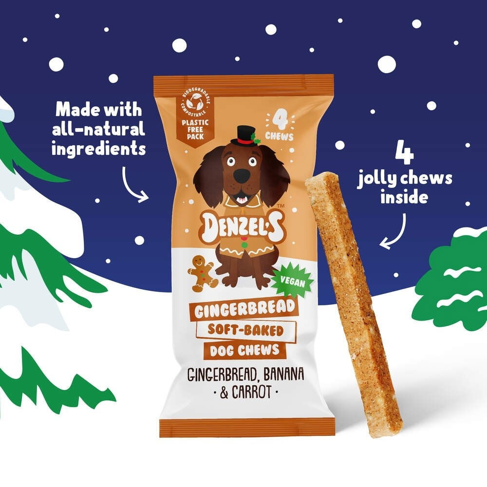 Denzel's Gingerbread soft baked sticks for dogs 75g