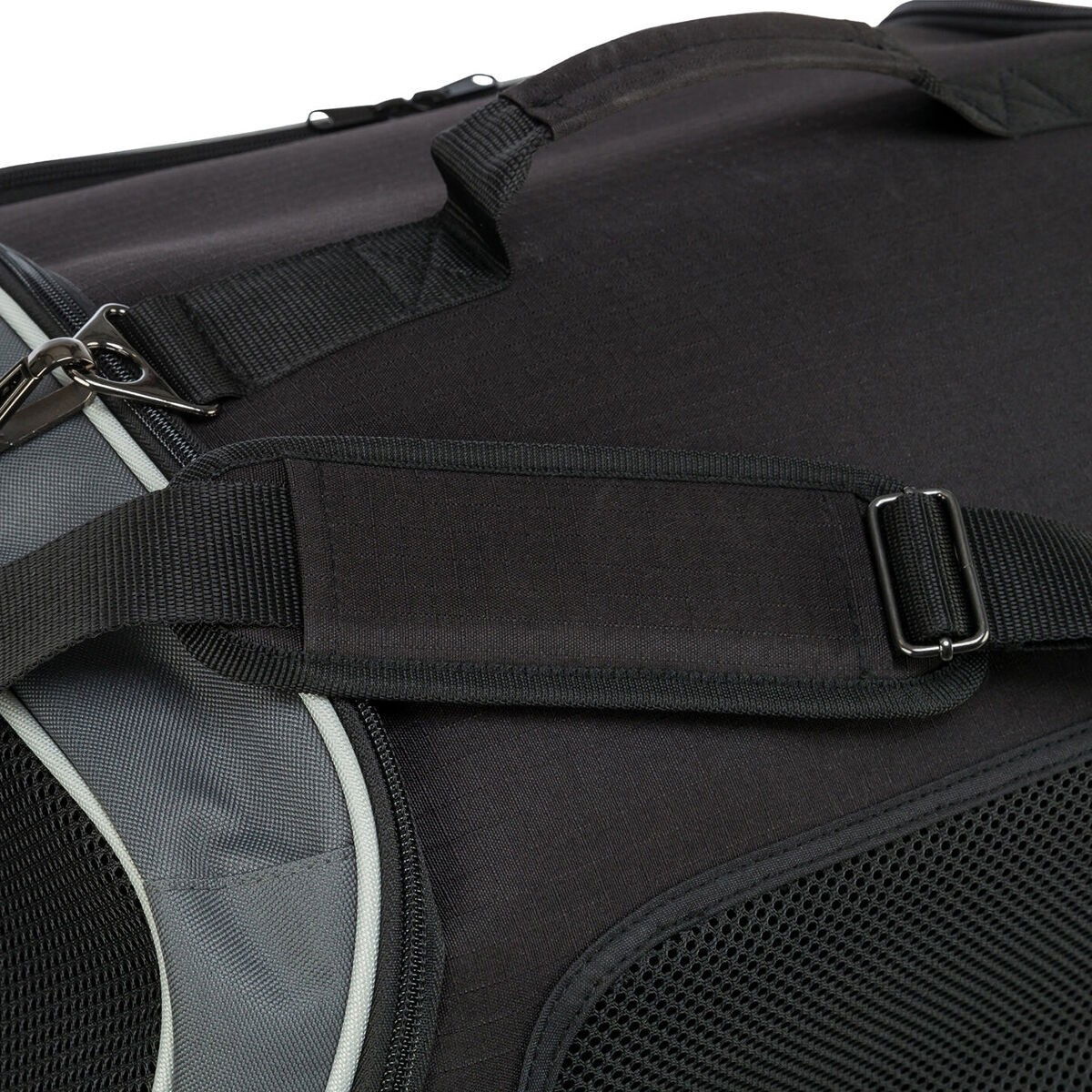 Trixie Boarding airline carrier, black/grey