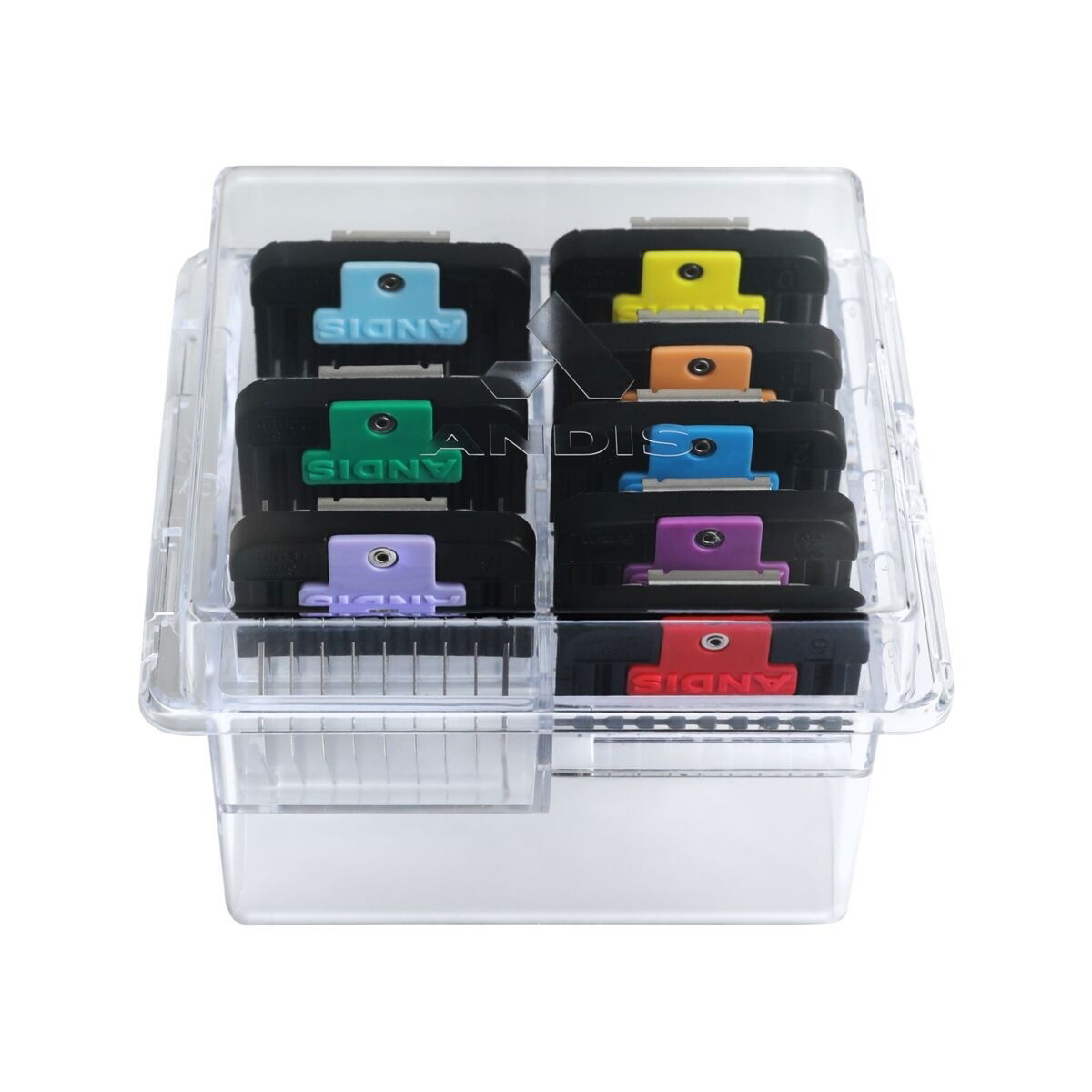 Andis Attachment Comb set stainless steel 8 pcs