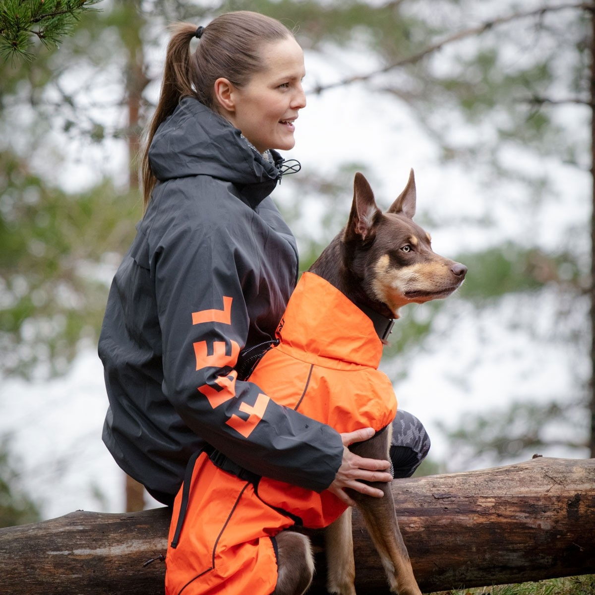 Feel Active Reflective owner jacket dk grey