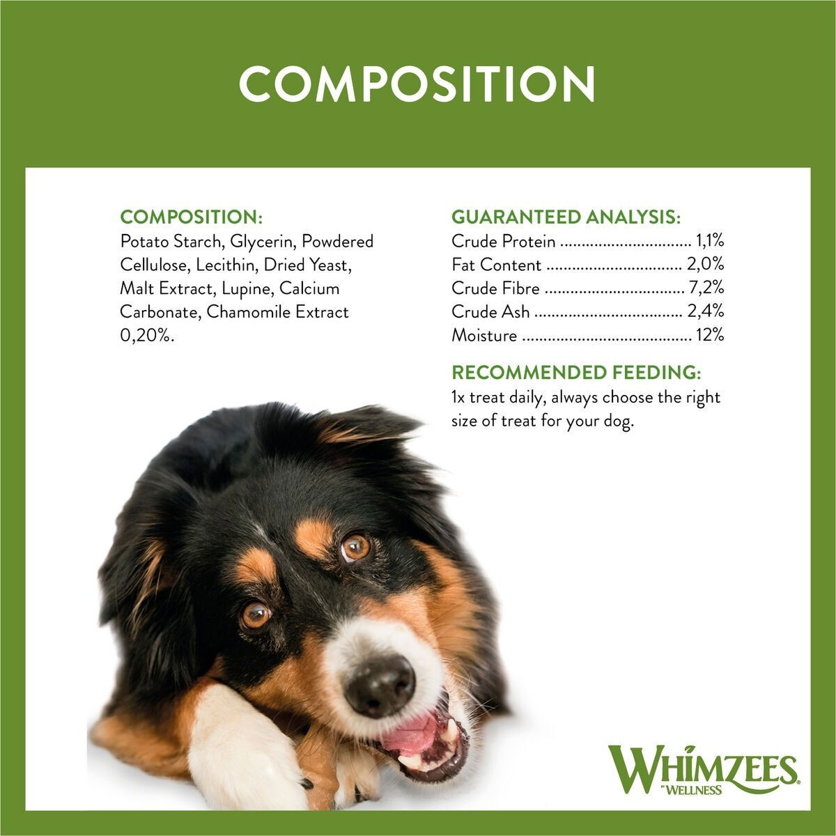 Whimzees Occupy Antler M Functional chew for dogs