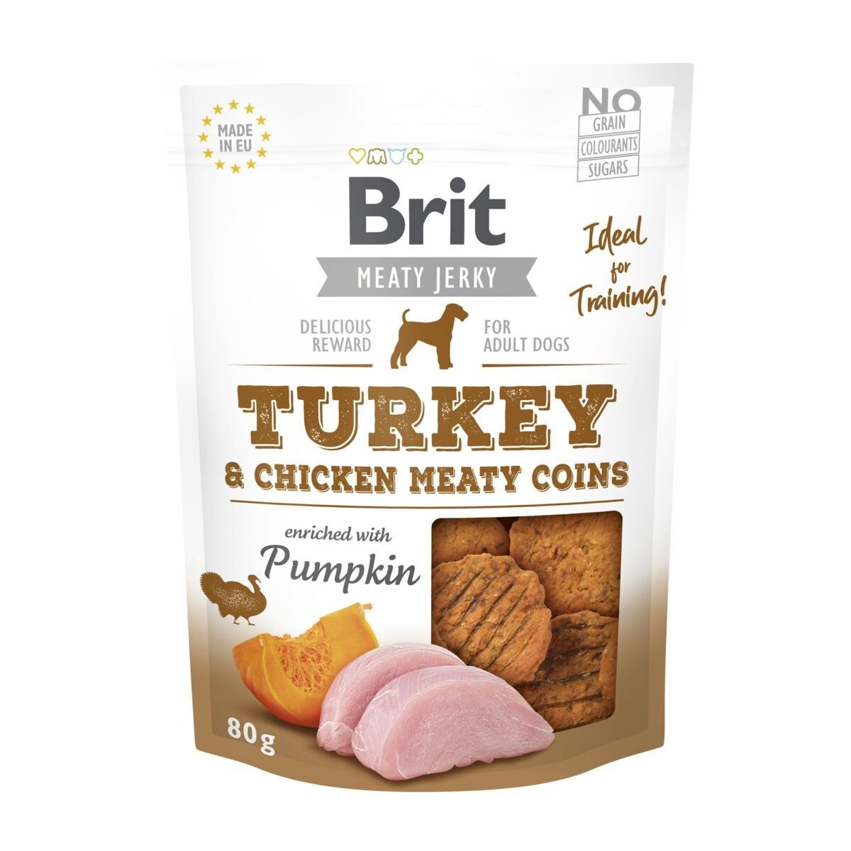 Brit Care Jerky Turkey Meaty Coins     