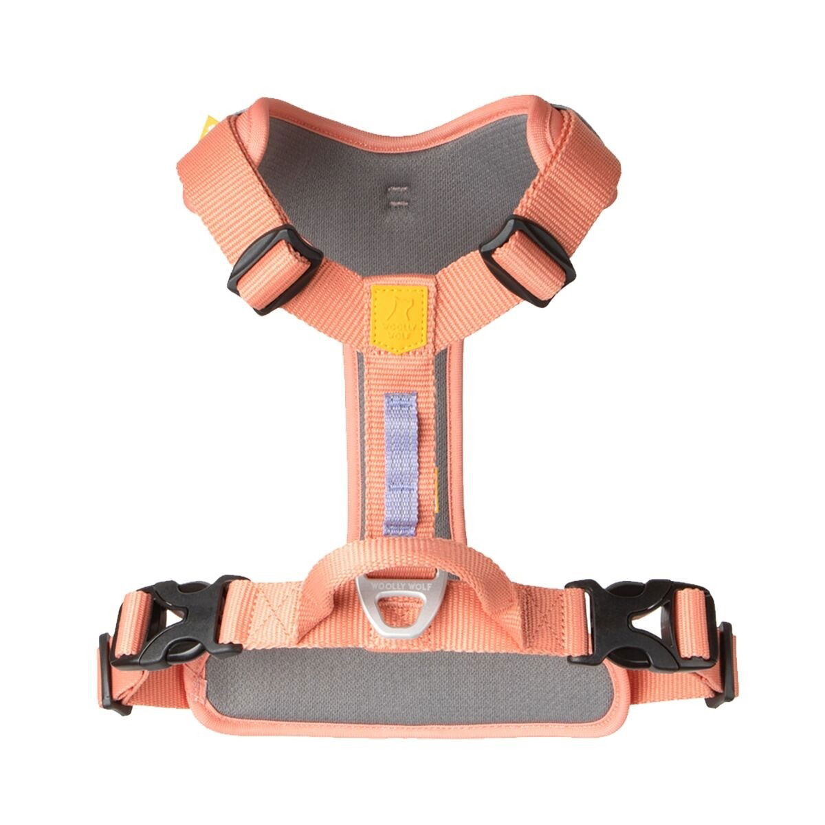 Woolly Wolf Roam Harness Salmon Pink Ripple