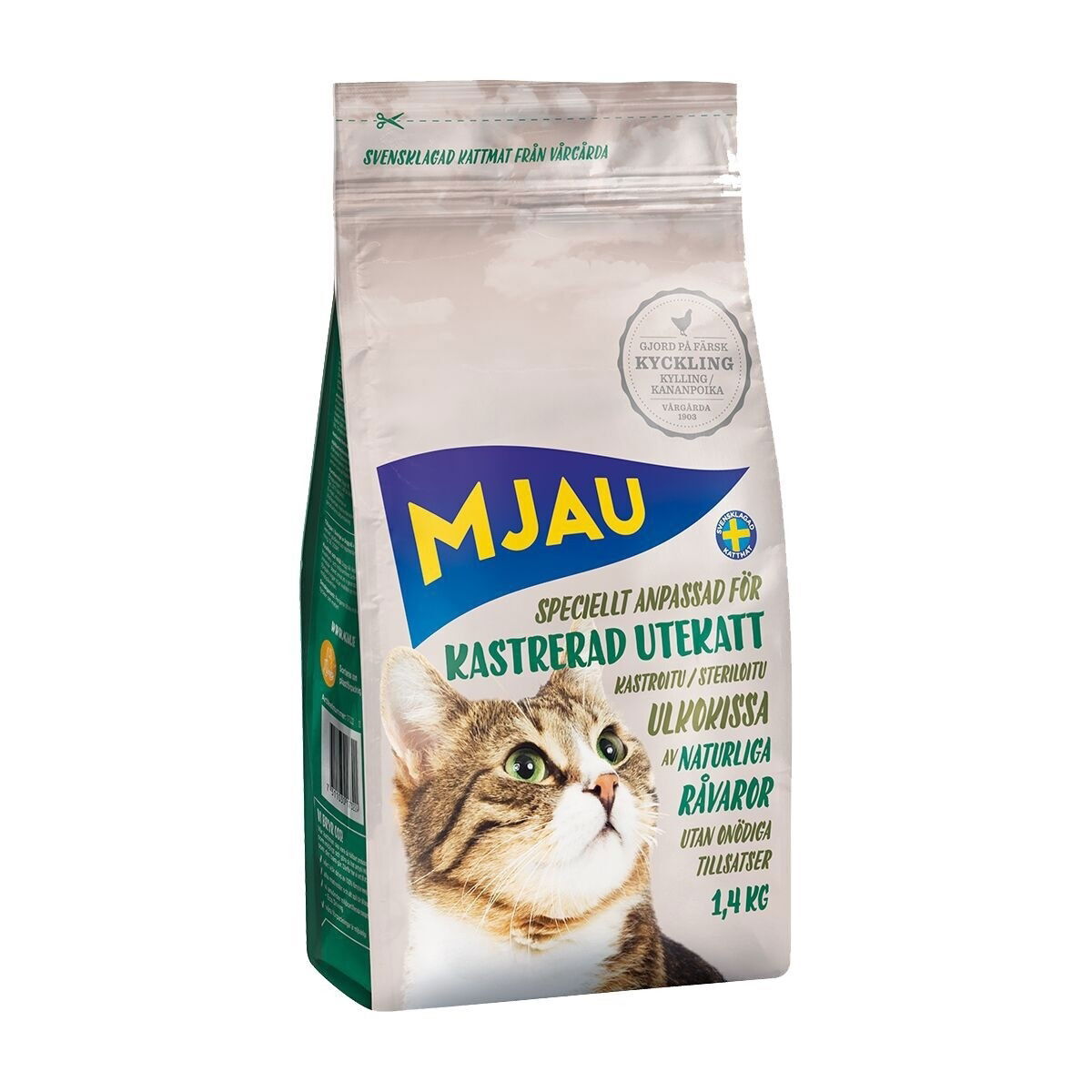 Mjau Kastrert utekatt