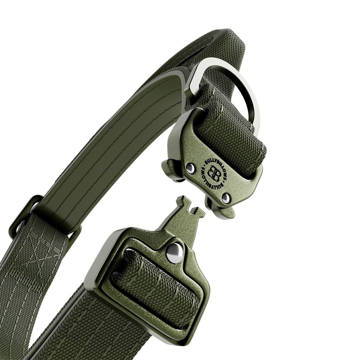 BullyBillows Combat Collar With Handle Khaki x Khaki 2,5cm