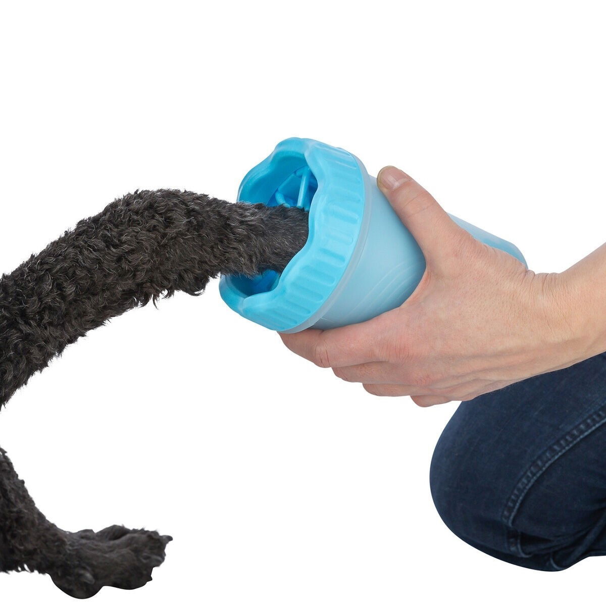 Trixie Paw cleaner, blue