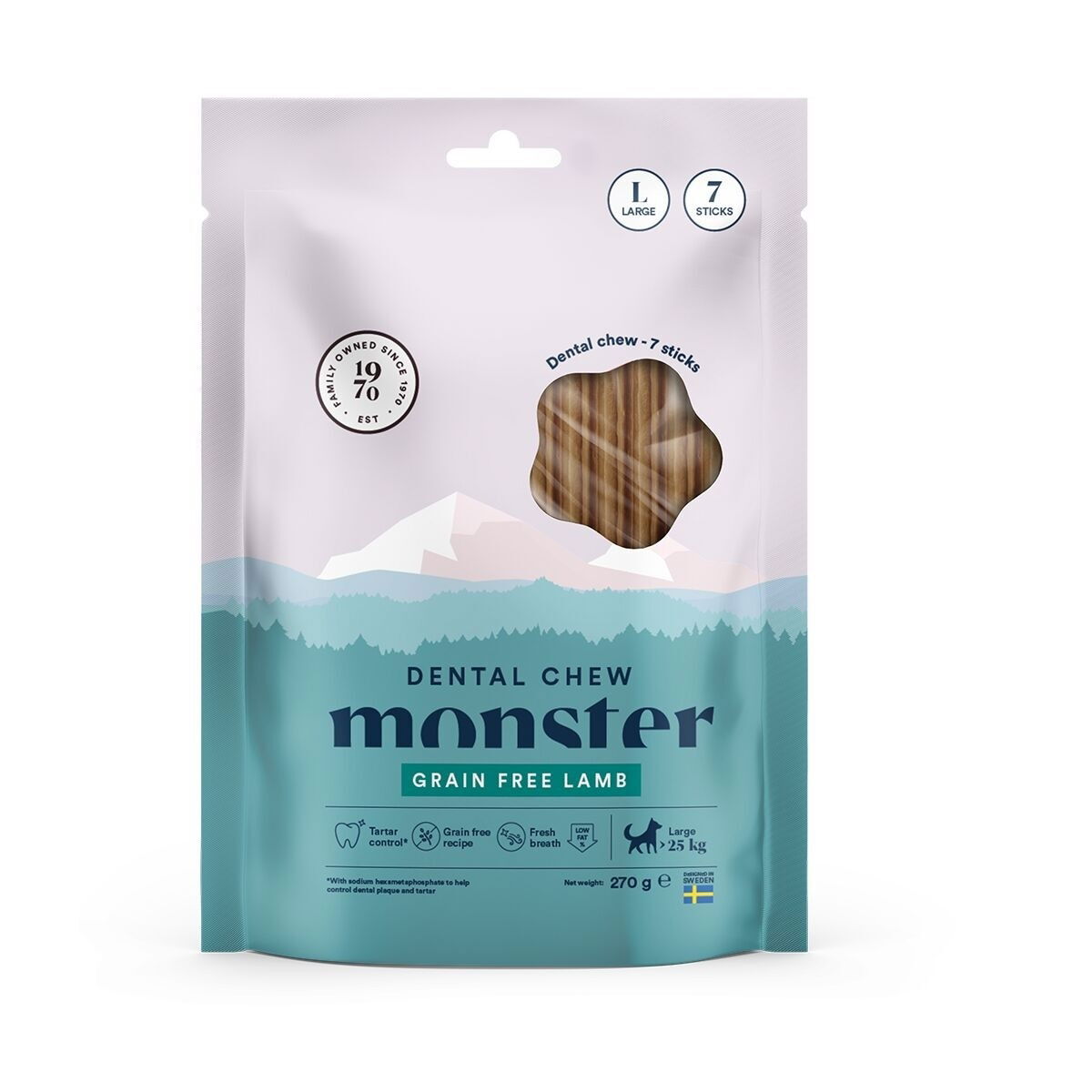 Monster Dog Dental Chew Lamb Large