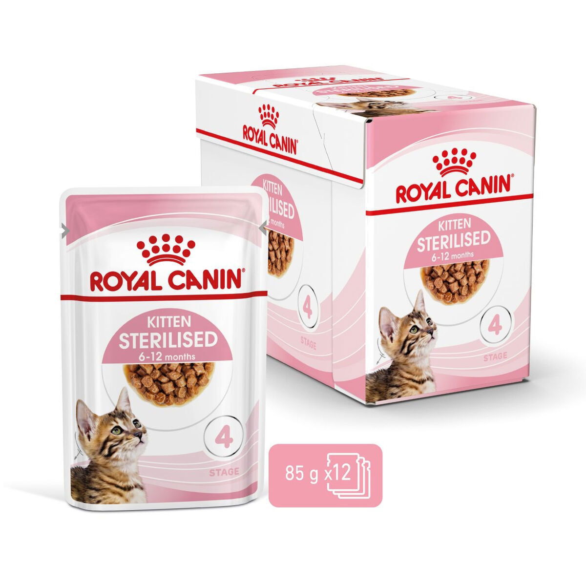 RC FHN Kitten Sterilised Gravy 12x85g 
