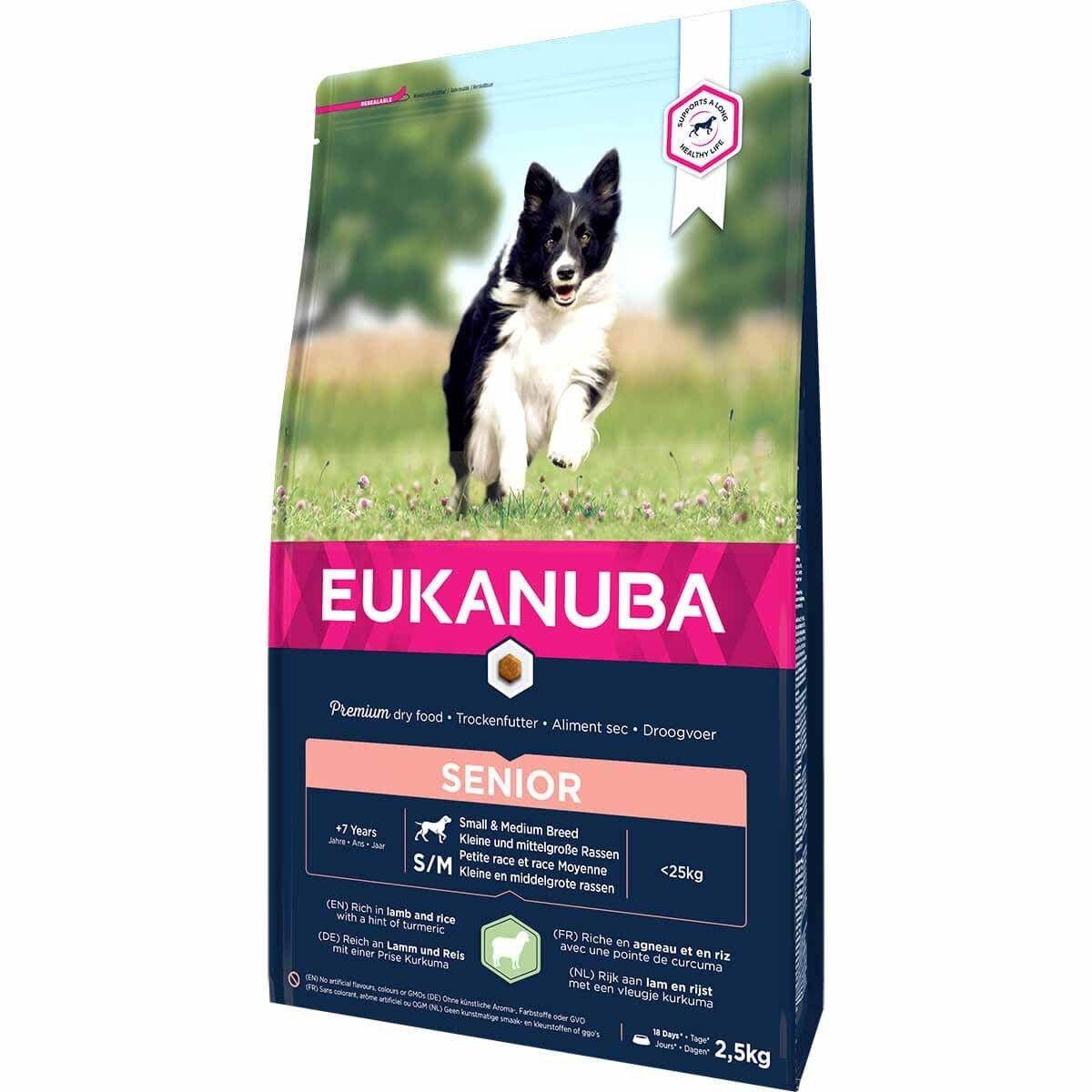 Eukanuba Senior Small & Medium Breed Lamb & Rice
