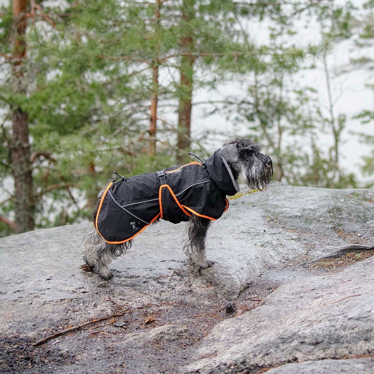 Feel Active Kiruna raincoat black