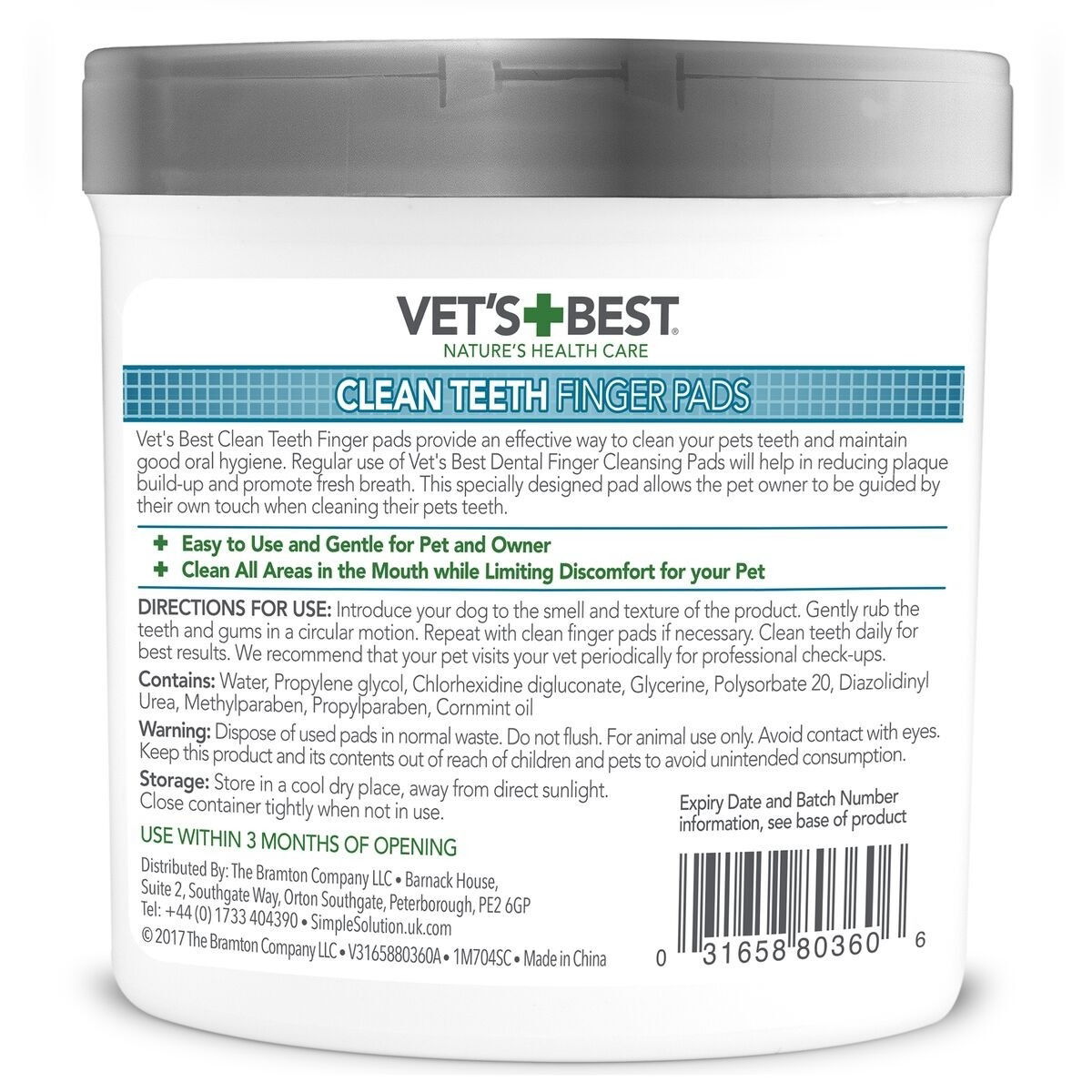 Vet' s Best Clean Teeth Finger Pads 50 pcs