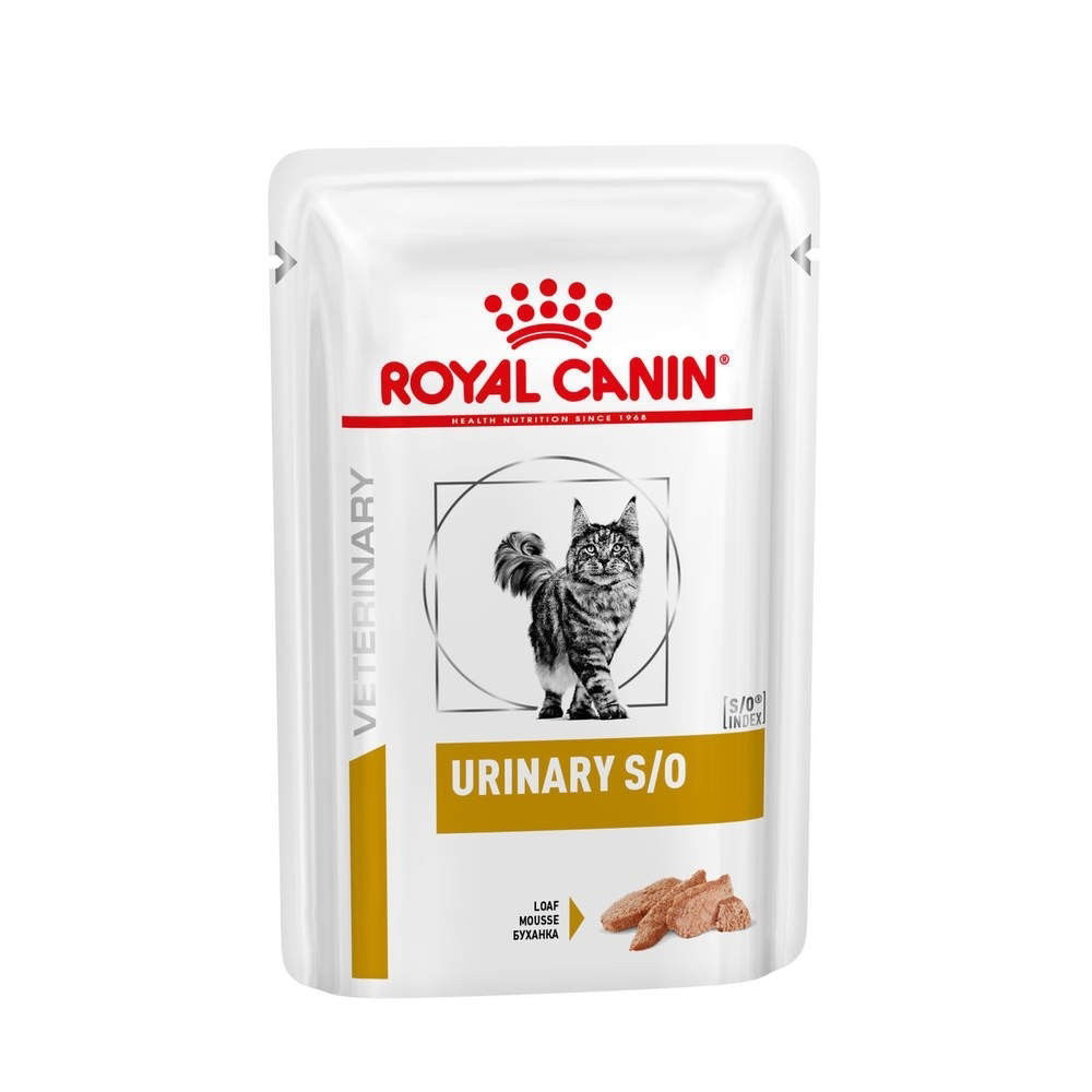 Royal Canin Veterinary Diets Urinary S/O Loaf Pouch våtfôr til katt