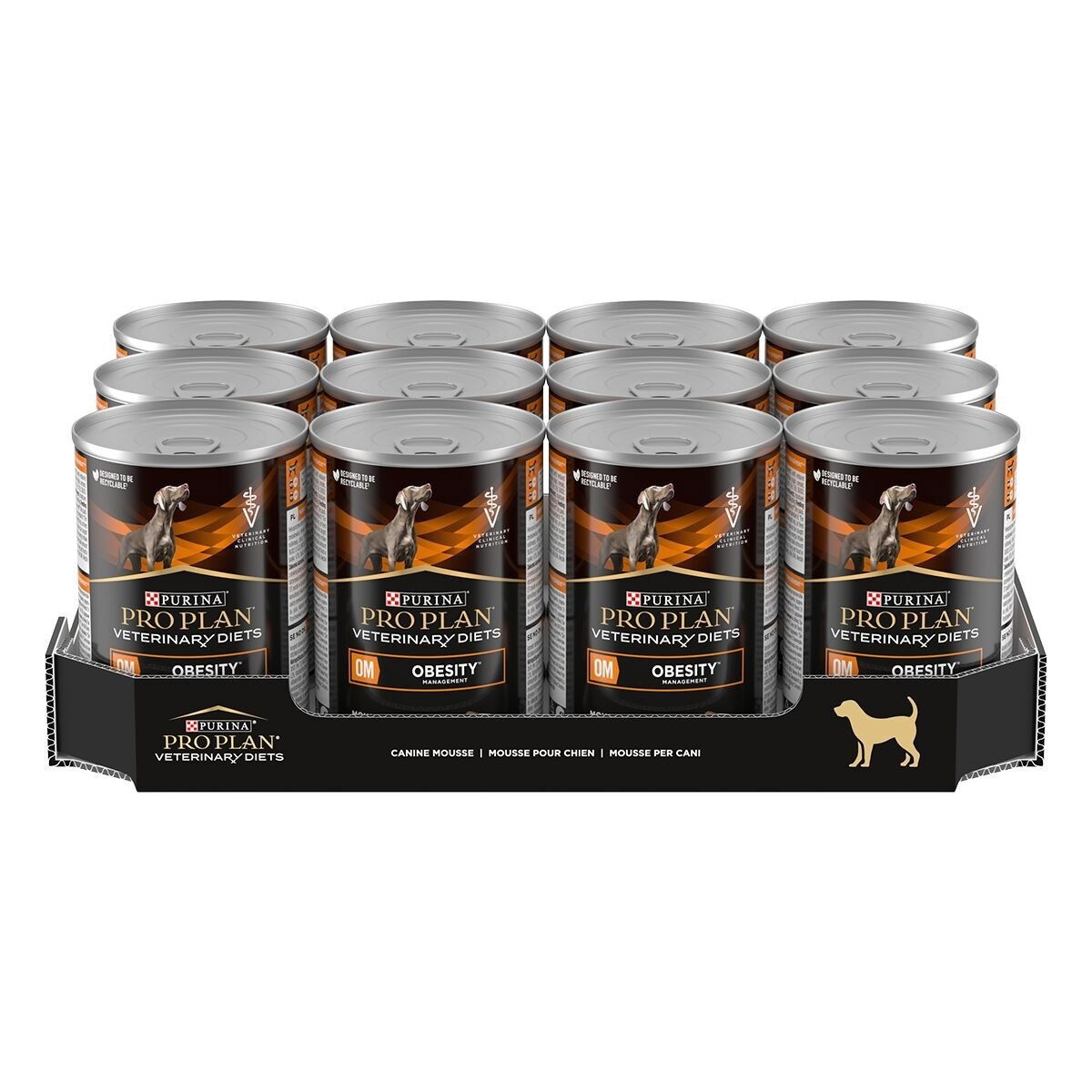 Purina Pro Plan Veterinary Diets Canine Adult OM Obesity Management Mousse 400g