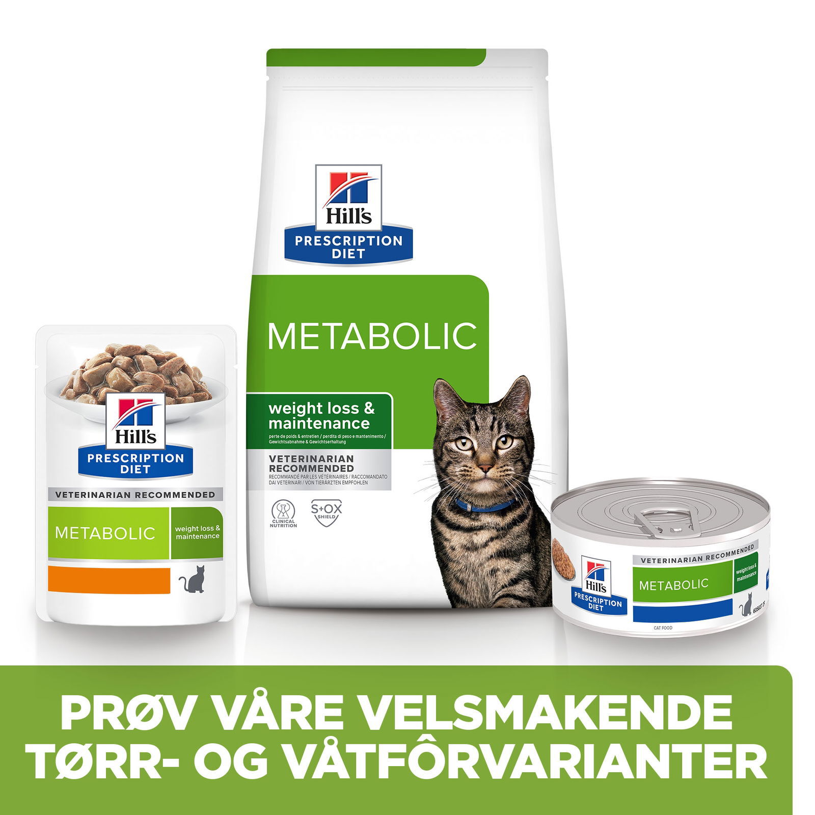 Hills Diet Cat Metabolic Portionspåse 12x85g