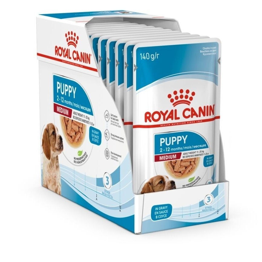 Royal Canin Medium Puppy Gravy våtfôr til valp