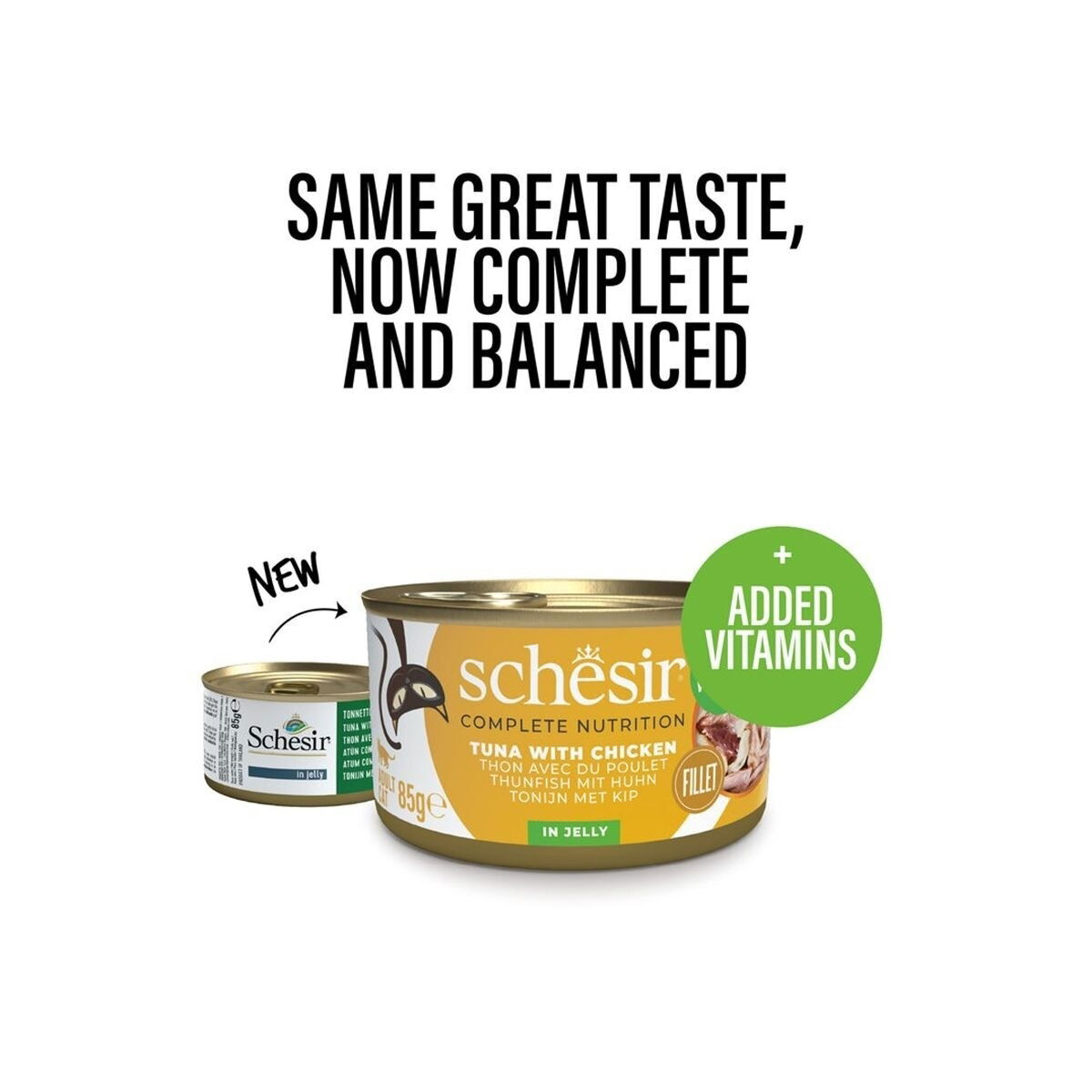 Schesir Jelly tuna & chicken 85 gr